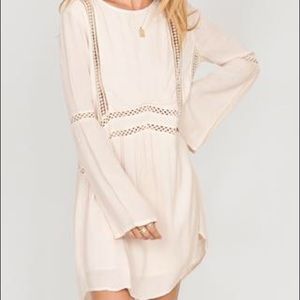 Amuse Society Kensington Cutout Dress - Cream
